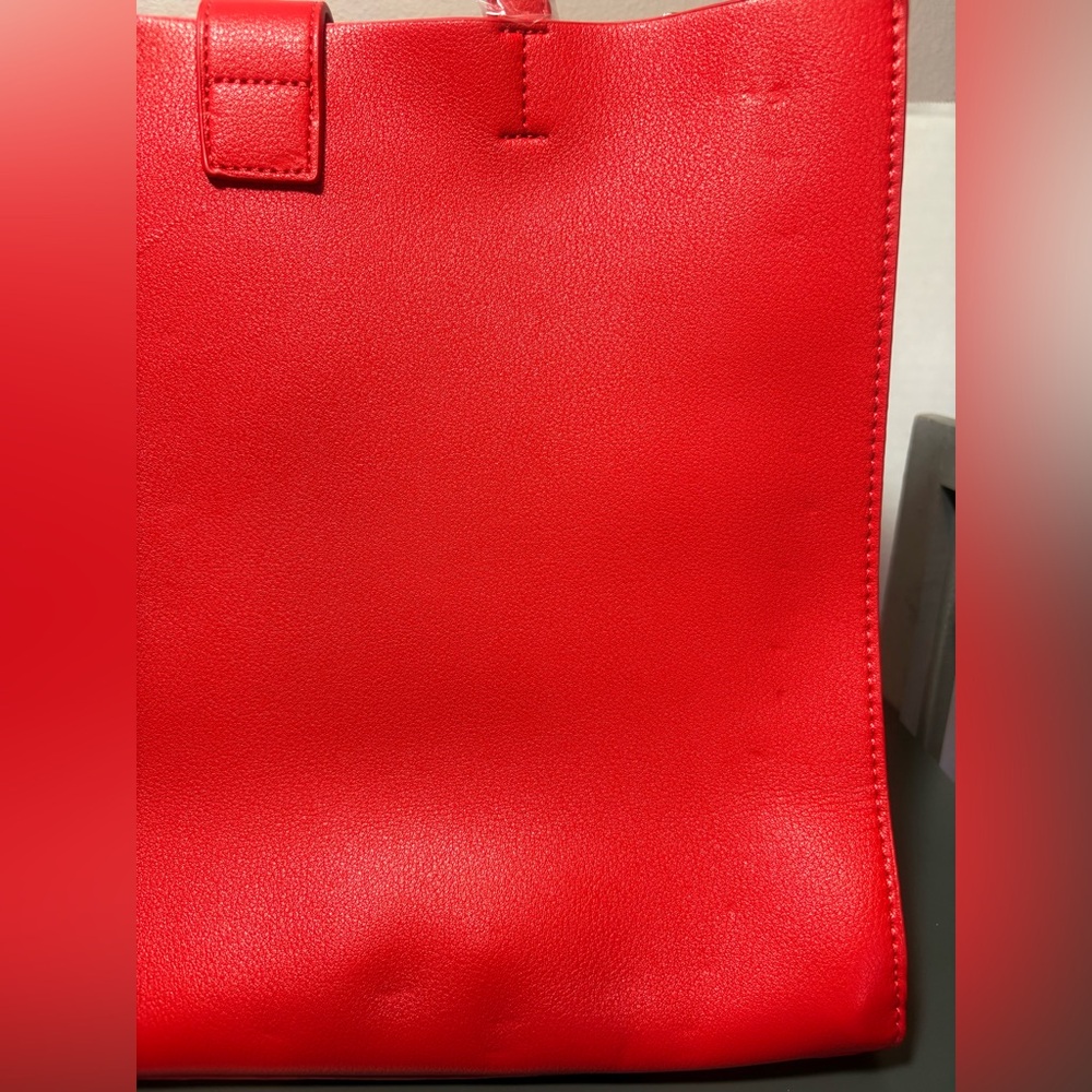 DIANA &. CO FIRENZE Red Vegan Leather Handbag - Picture 4 of 8